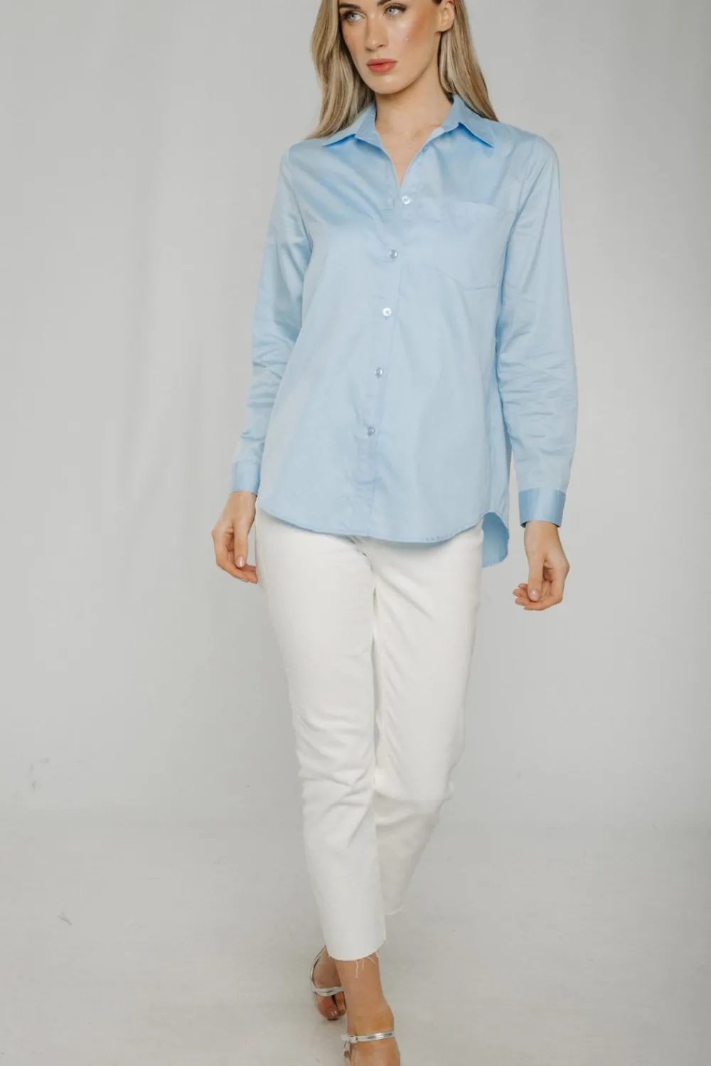 The Walk in Wardrobe Shirts>Arabella Shirt In Blue