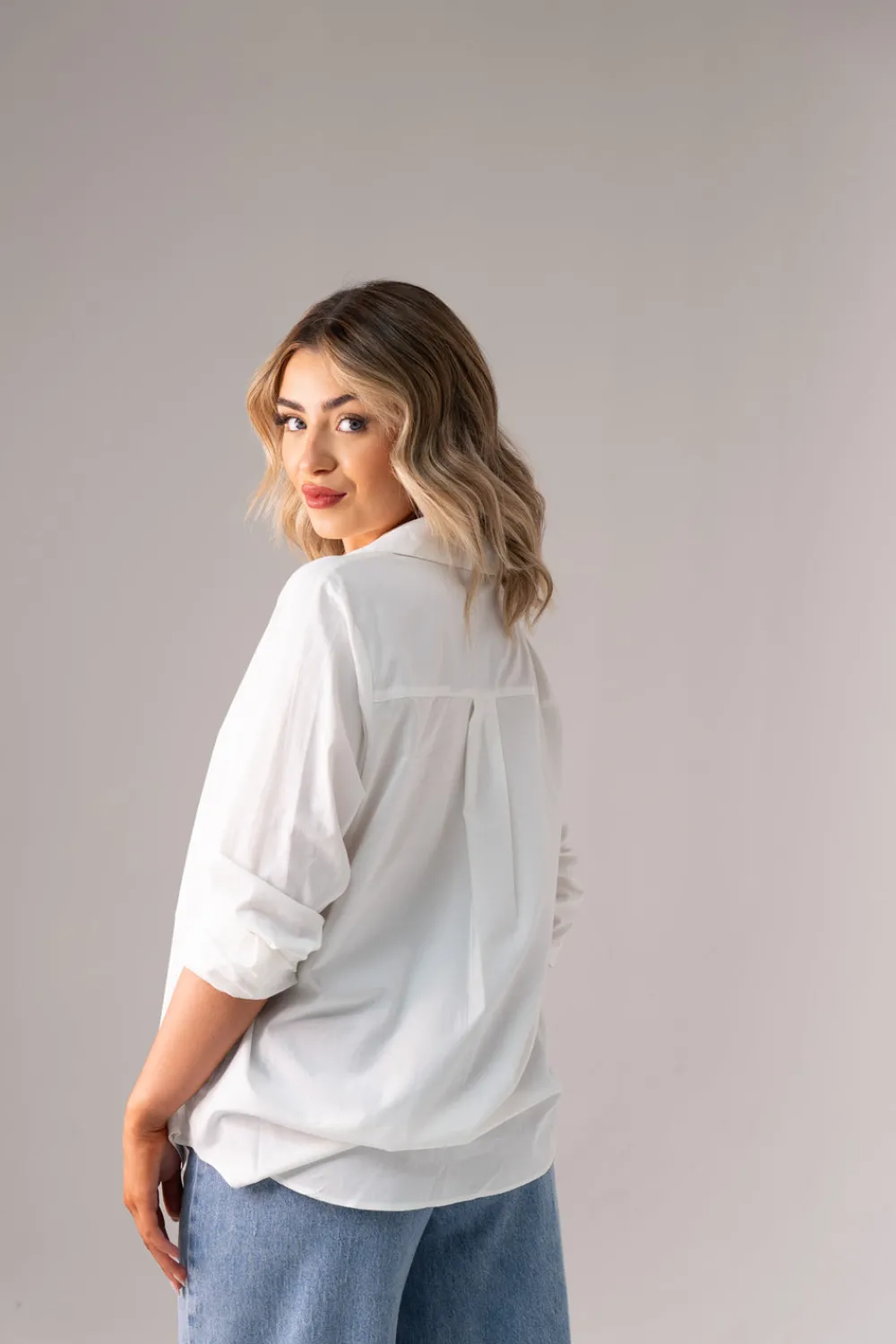 The Walk in Wardrobe Shirts>Arabella Shirt In White