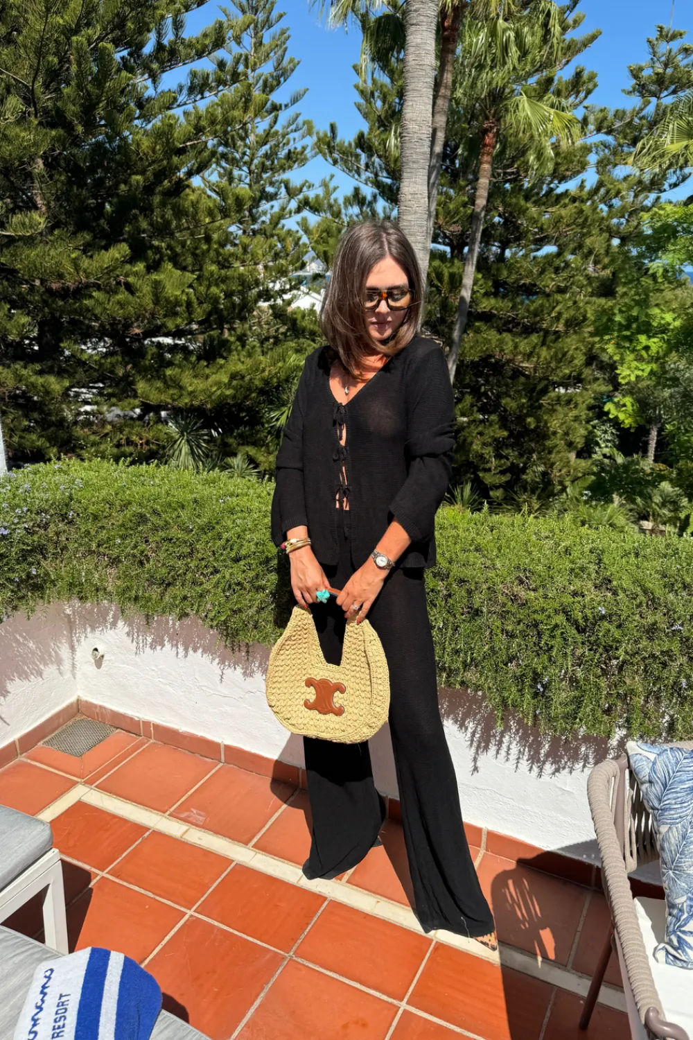 The Walk in Wardrobe Knitwear|Trousers>Elsa Knit Trousers In Black