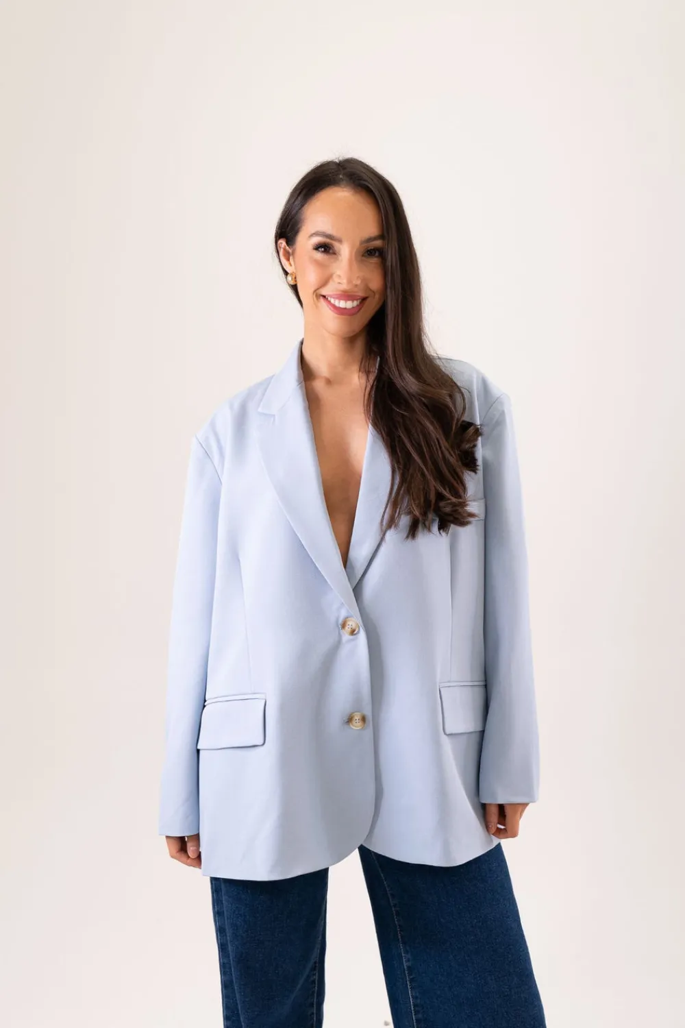 The Walk in Wardrobe Blazers>Erica Blazer In Blue
