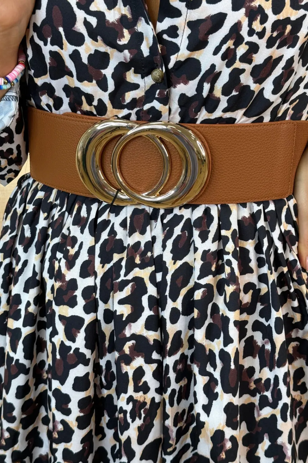 The Walk in Wardrobe Belts>Erin Wide Belt In Tan