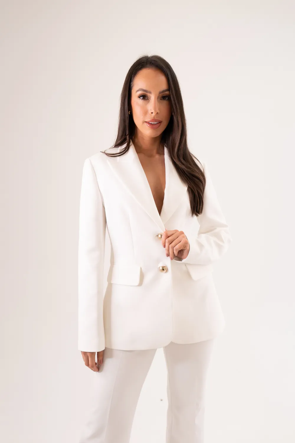 The Walk in Wardrobe Blazers>Eva Blazer In White