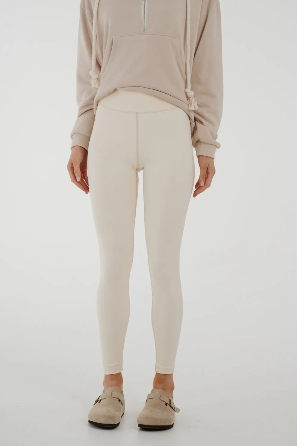 The Walk in Wardrobe Trousers>Freya Leggings In Cream
