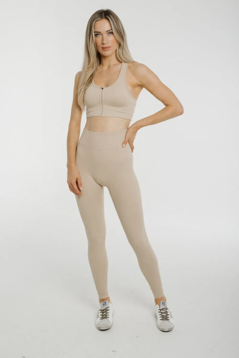 The Walk in Wardrobe Two-Piece>Freya Ribbed Two Piece In Black