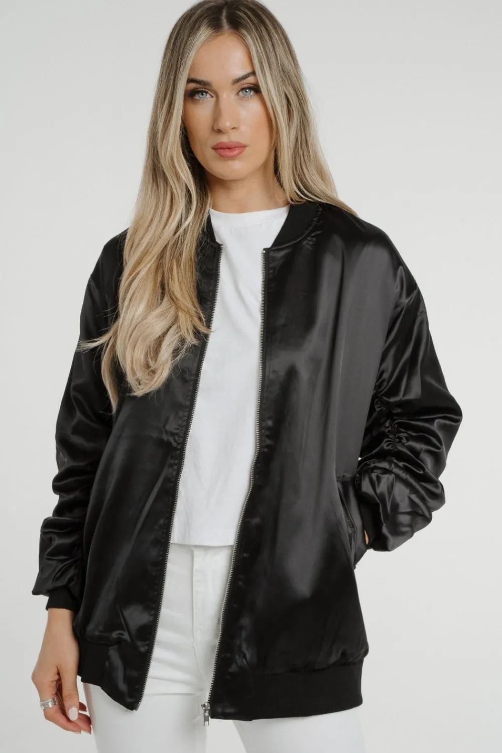 The Walk in Wardrobe Coats & Jackets>Ivy Zip Jacket In Black