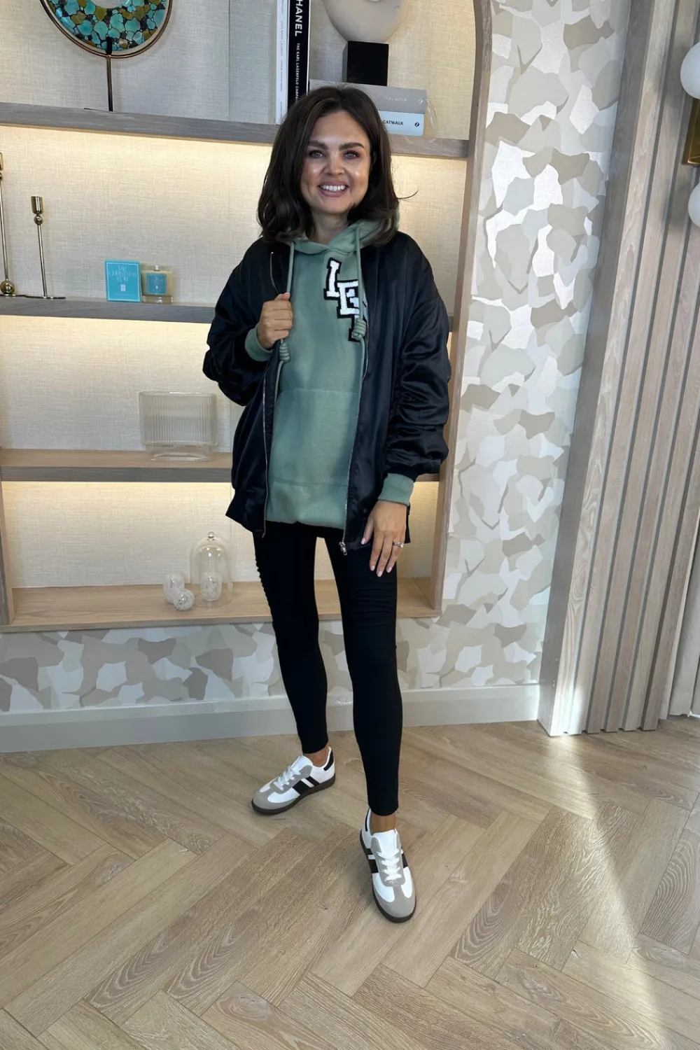 The Walk in Wardrobe Coats & Jackets>Ivy Zip Jacket In Black