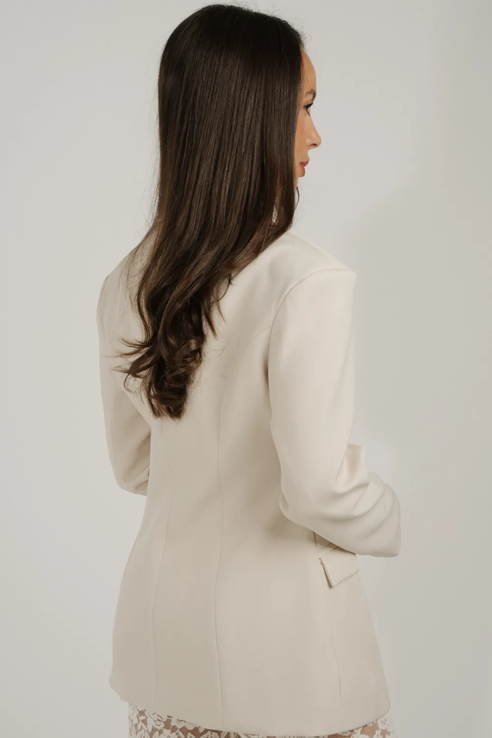 The Walk in Wardrobe Blazers>Kate Blazer In Neutral