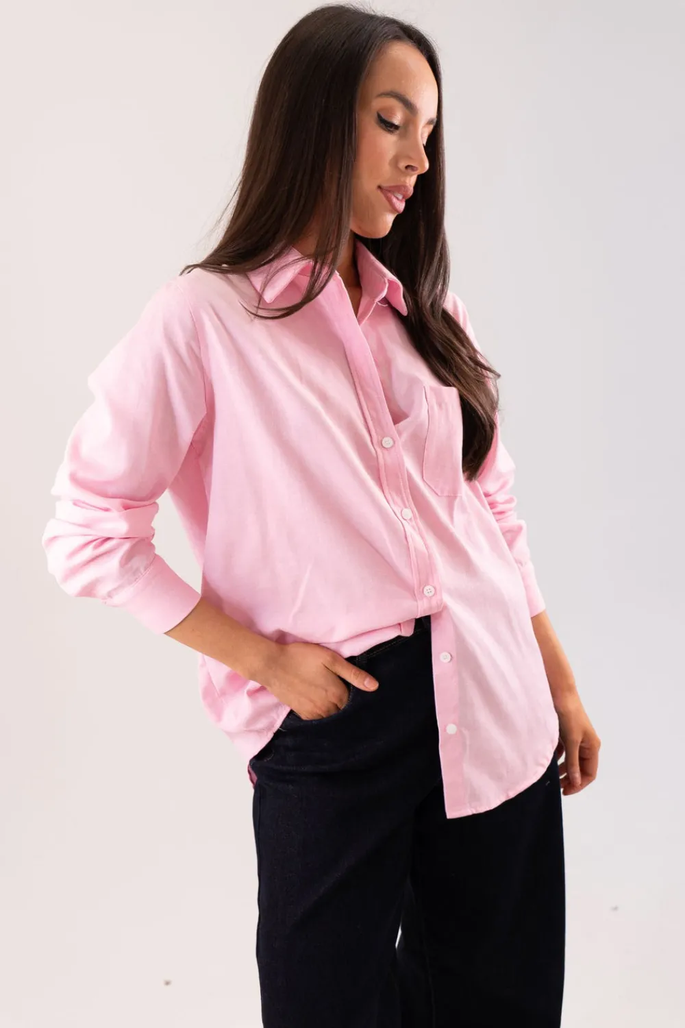 The Walk in Wardrobe Shirts>Kendra Shirt In Pink