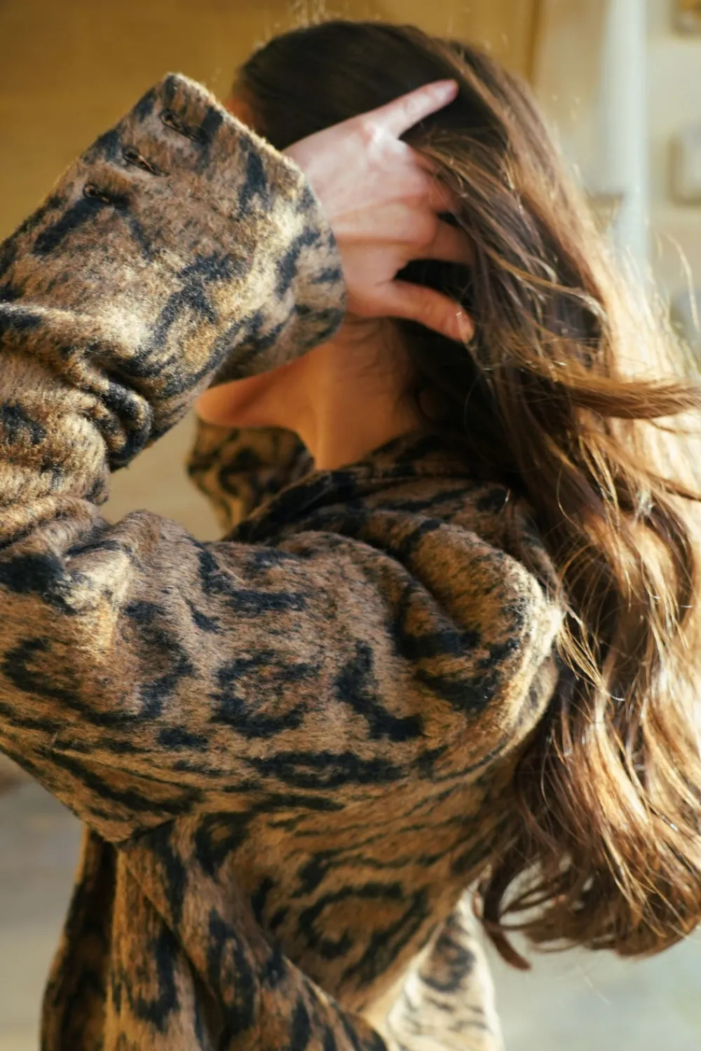 The Walk in Wardrobe Coats & Jackets>Love Laura Coat In Leopard