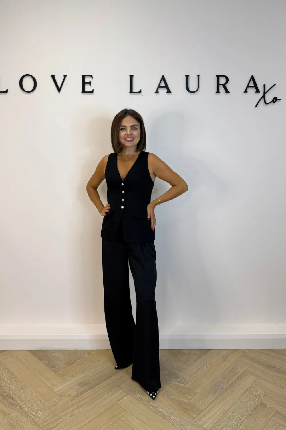 The Walk in Wardrobe Trousers>Love Laura Forever Trouser In Black