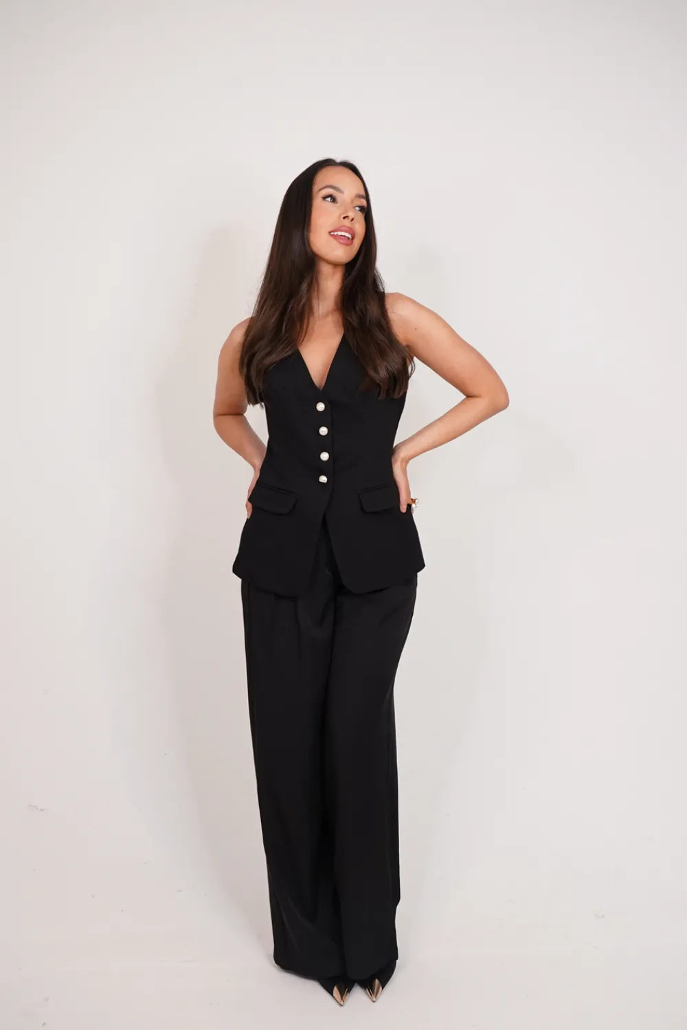 The Walk in Wardrobe Trousers>Love Laura Forever Trouser In Black