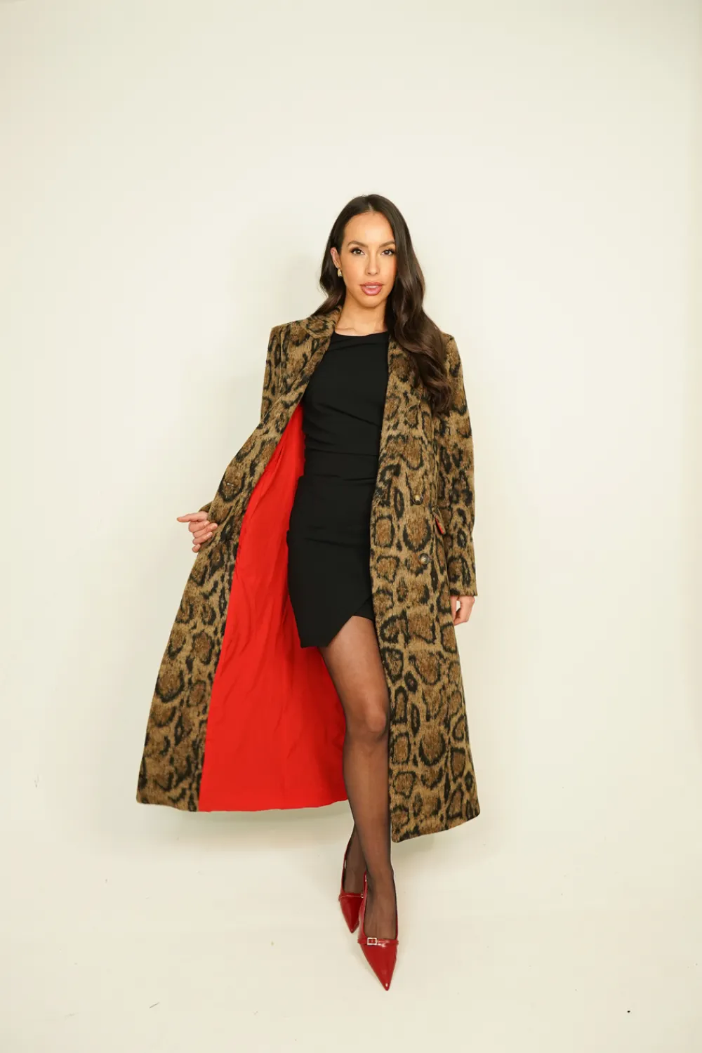 The Walk in Wardrobe Coats & Jackets>Love Laura Limited Edition Coat In Leopard