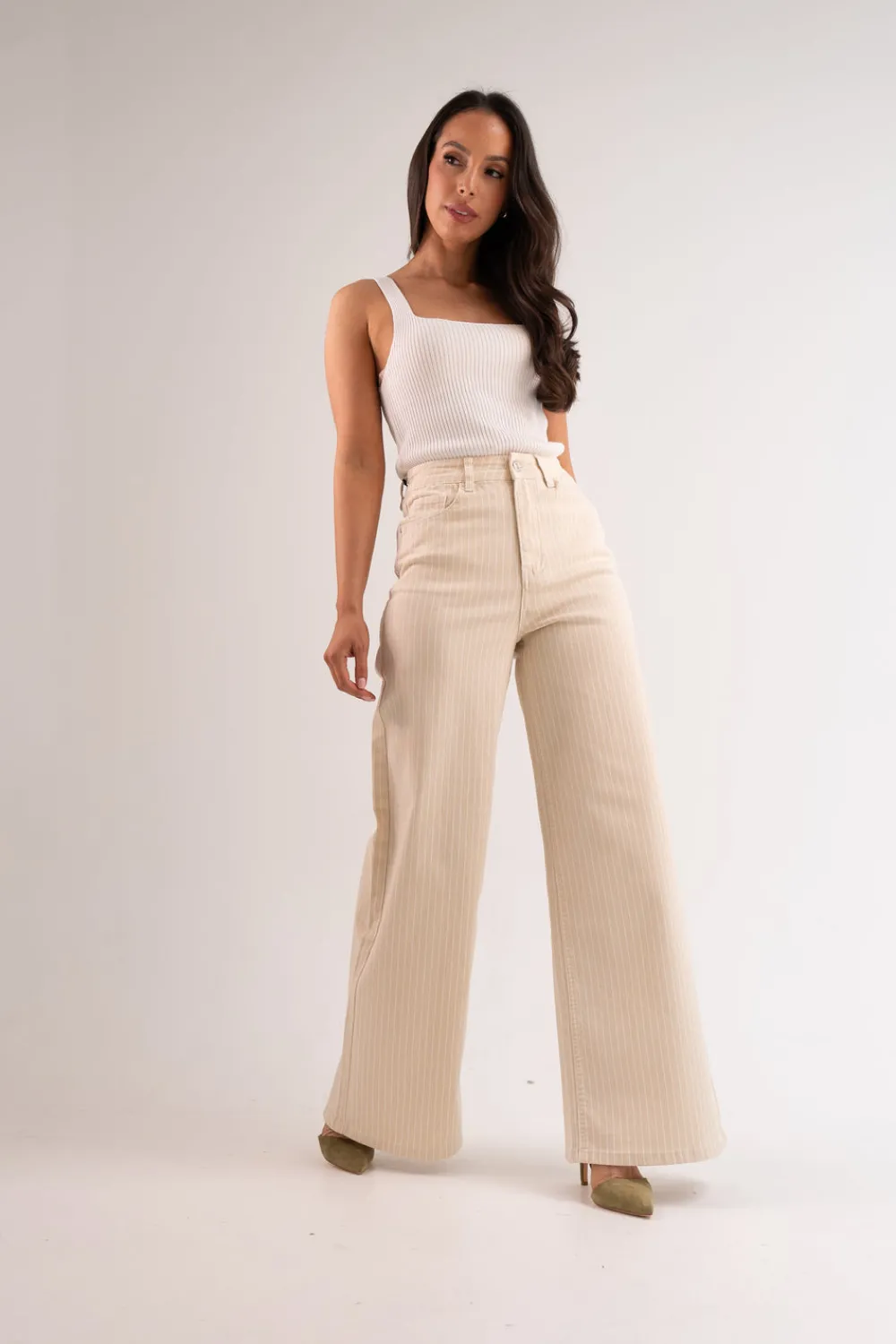 The Walk in Wardrobe Wide Leg Jeans><noscript><img width=