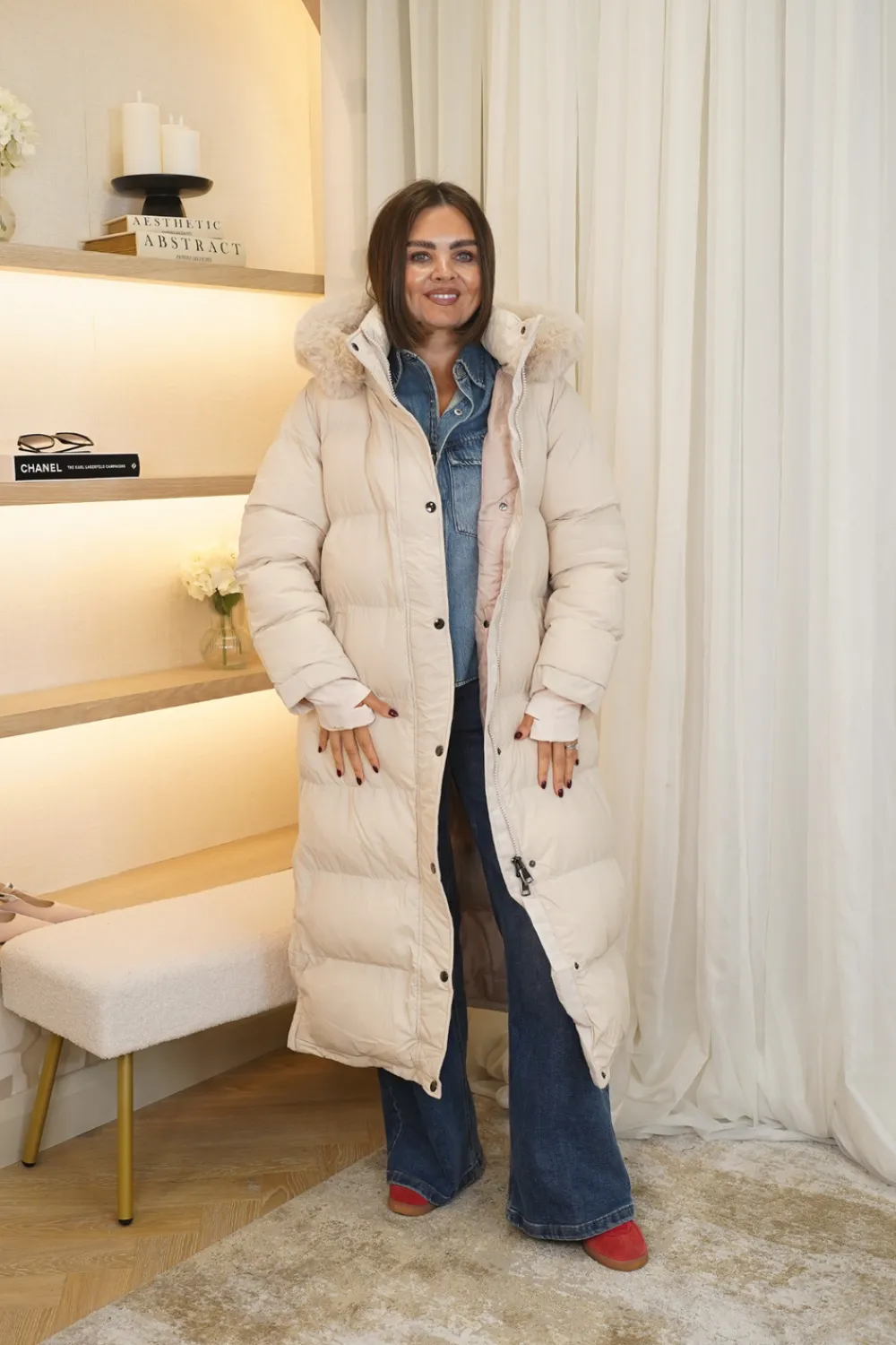 The Walk in Wardrobe Coats & Jackets>Love Laura Puffa Coat In Black