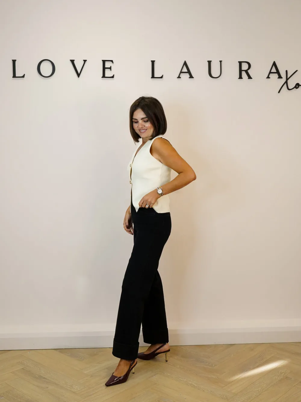 The Walk in Wardrobe Wide Leg Jeans><noscript><img width=