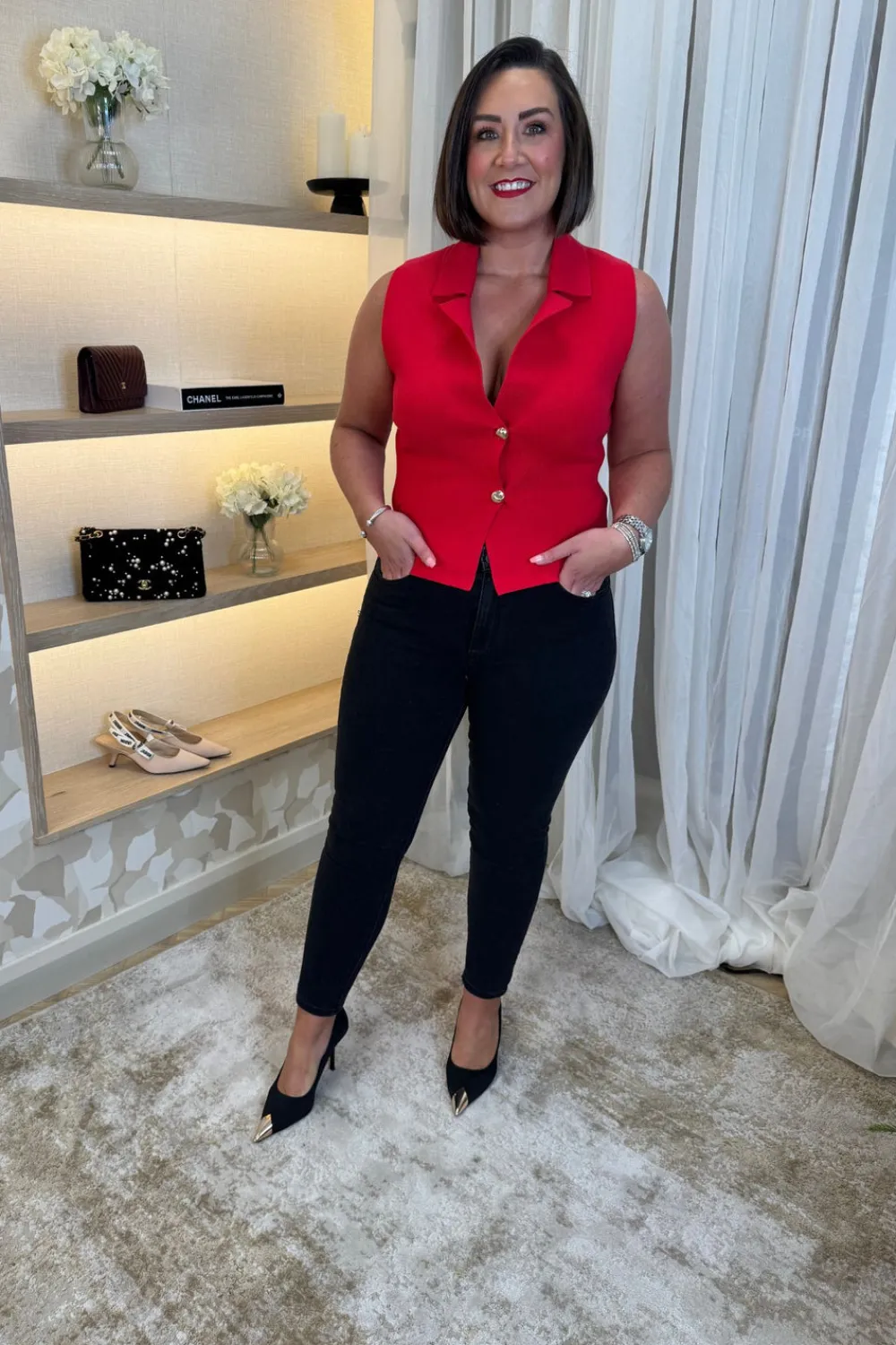 The Walk in Wardrobe Skinny Jeans>Lynne Skinny Jean In Black