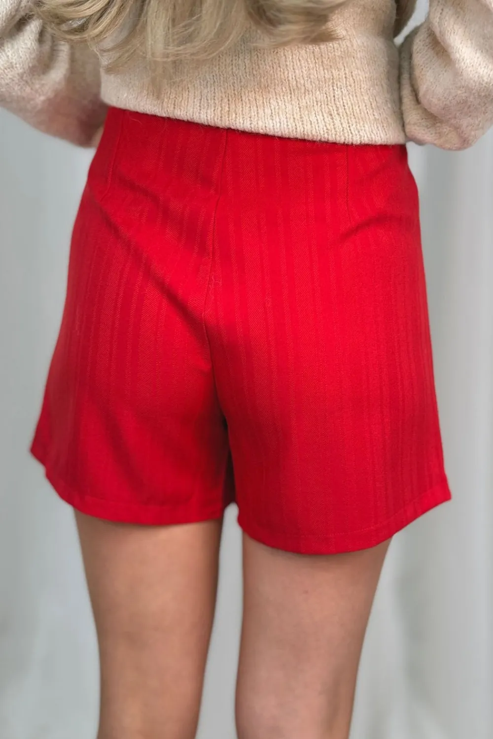 The Walk in Wardrobe Skirts & Skorts>Maria Wrap Skort In Red