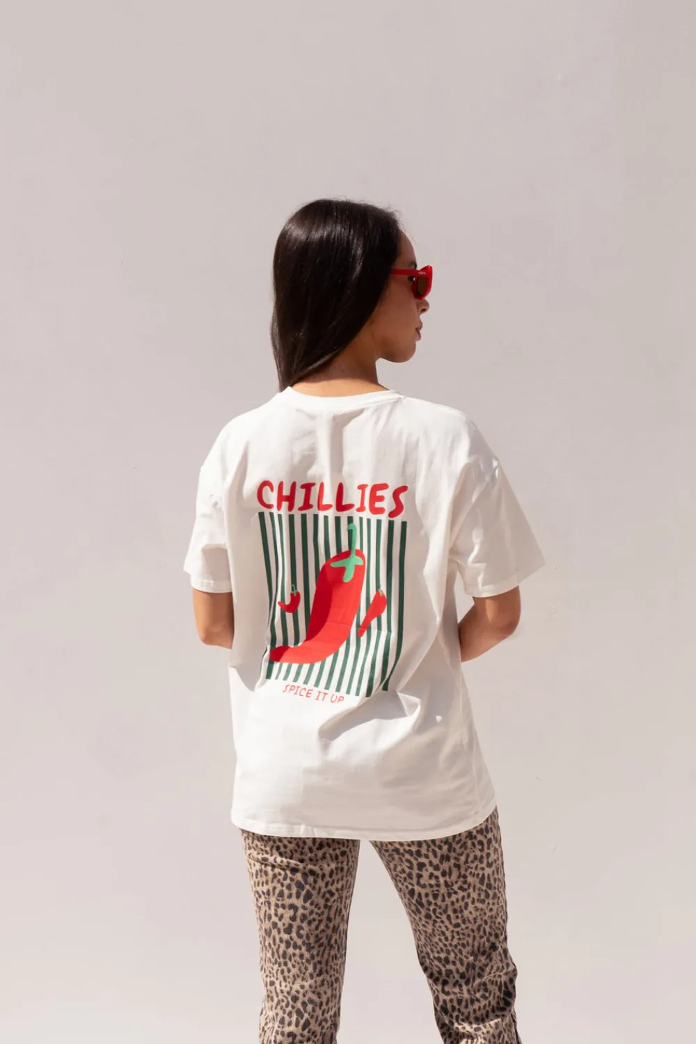 The Walk in Wardrobe T-Shirts|Tops>Melanie Chillies T-Shirt In Pink