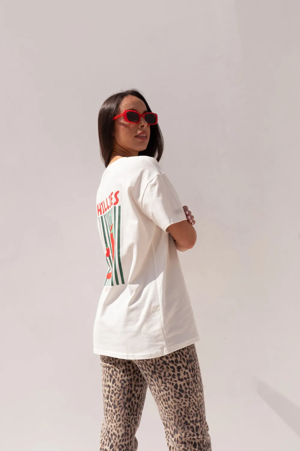 The Walk in Wardrobe T-Shirts|Tops>Melanie Chillies T-Shirt In Pink