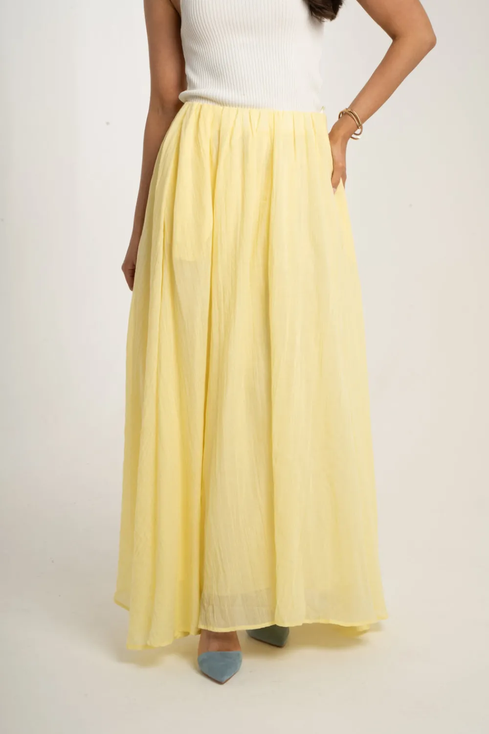 The Walk in Wardrobe Skirts & Skorts>Millie Maxi Skirt In Yellow
