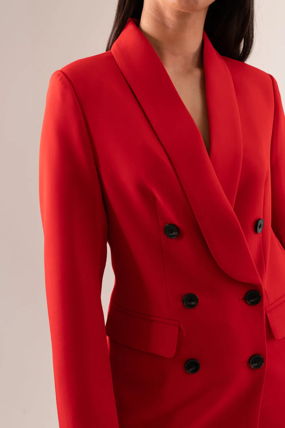 The Walk in Wardrobe Blazers>Nadia Blazer In Red