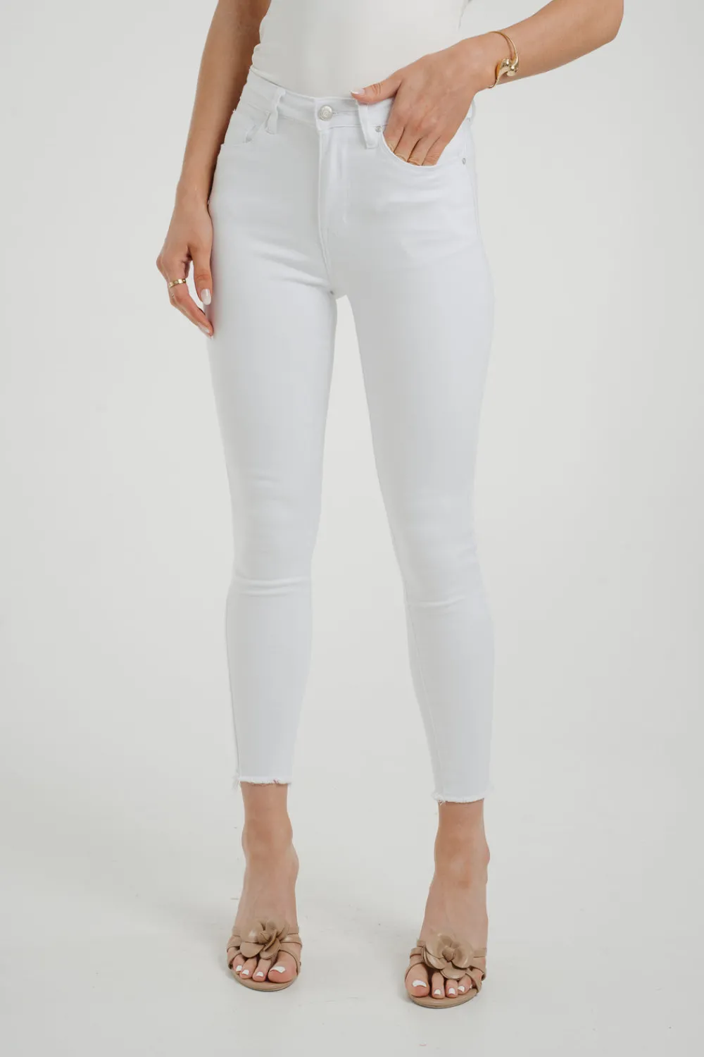 The Walk in Wardrobe Skinny Jeans>Naomi Skinny Jeans In White