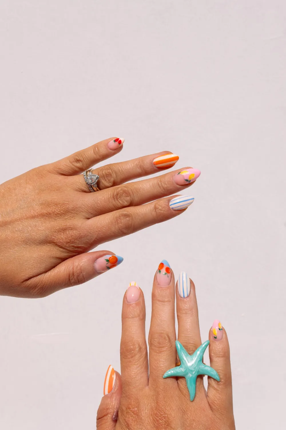 The Walk in Wardrobe Jewellery>Olive Starfish Ring In Turquoise