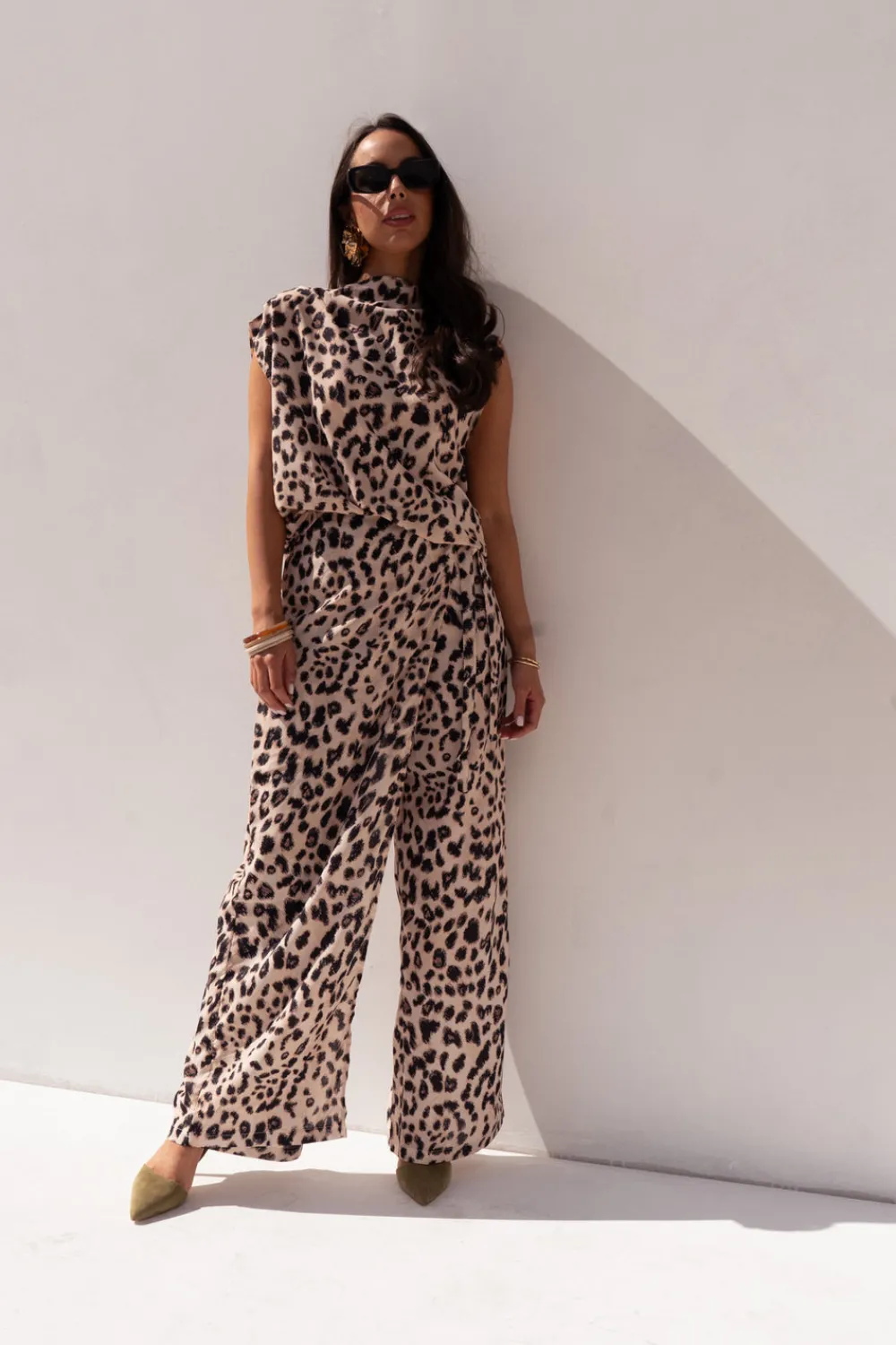 The Walk in Wardrobe Two-Piece>Taylor Two Piece In Leopard Print