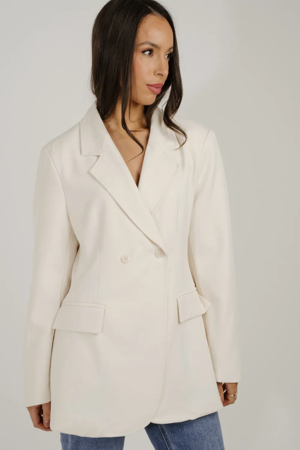 The Walk in Wardrobe Blazers>Willow Blazer In Cream